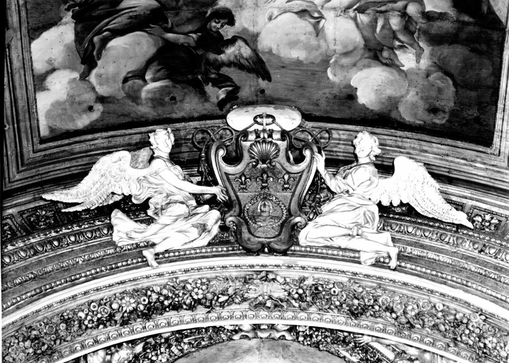 angeli reggistemma (decorazione plastica) by Cavallini Francesco (attribuito) (s